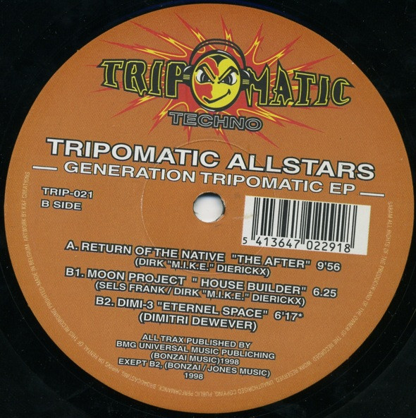 Various - Tripomatic Allstars - Generation Tripomatic EP | Tripomatic Records (TRIP-021) - 2