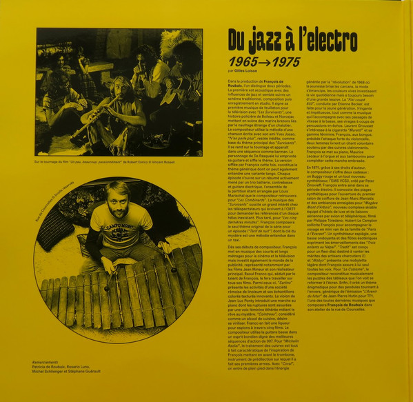 François De Roubaix - Du Jazz À L'électro 1965-1975 | Music On Vinyl (MOVATM345) - 3 François De Roubaix - Du Jazz À L'électro 1965-1975 | Music On Vinyl (MOVATM345) - 3