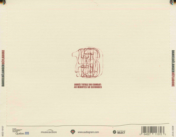Daniel Bélanger - Déflaboxe [CD] | Audiogram (ADCD 10137) - 2