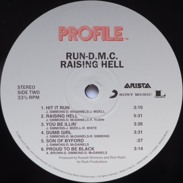 Run-DMC - Raising Hell | Arista (88985438141) - 3