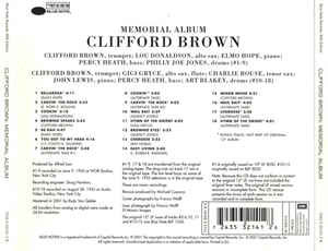 Clifford Brown - Memorial Album | Blue Note (7243 5 32141 2 8) - 2