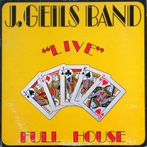 The J. Geils Band - "Live" Full House | Atlantic (SD 7241)