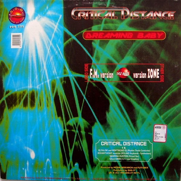 Critical Distance - Dreaming Baby | S.O.B. (Sound Of The Bomb) (SOB 272) - 2 Critical Distance - Dreaming Baby | S.O.B. (Sound Of The Bomb) (SOB 272) - 2