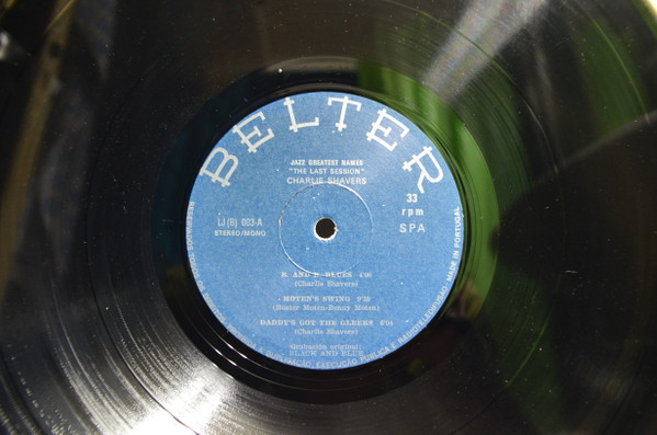 Charlie Shavers - The Last Session | Belter (LJ(B) 003) - 2