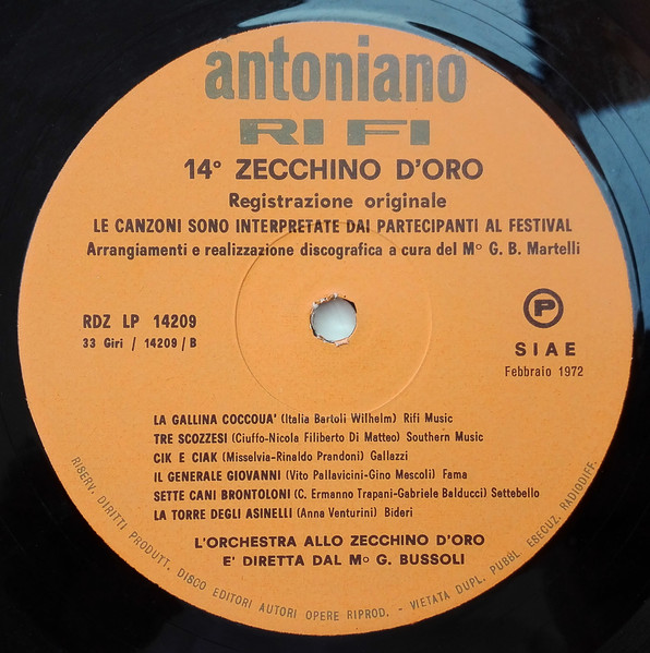 Various - 14° Zecchino D'Oro | Antoniano (RDZ LP 14209) - 4 Various - 14° Zecchino D'Oro | Antoniano (RDZ LP 14209) - 4