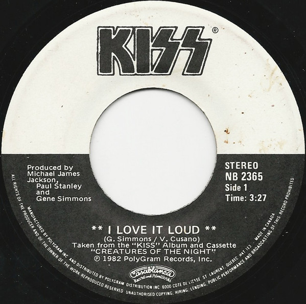 Kiss - I Love It Loud | Casablanca (NB 2365) - 3