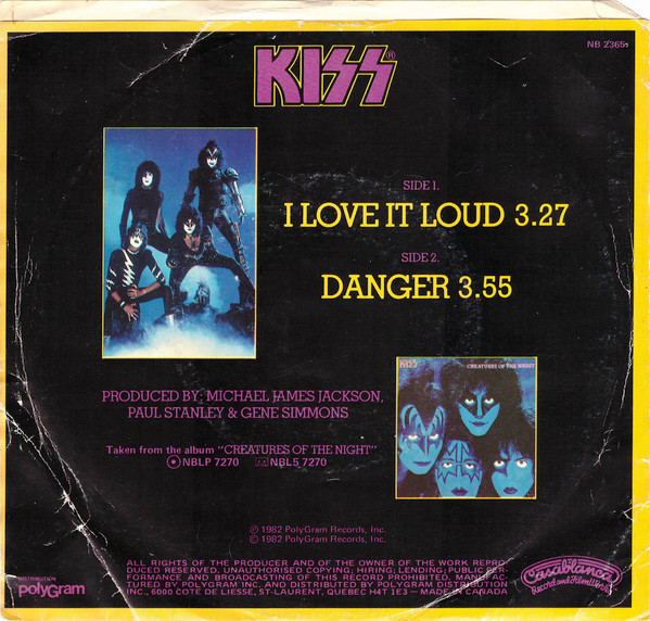Kiss - I Love It Loud | Casablanca (NB 2365) - 2