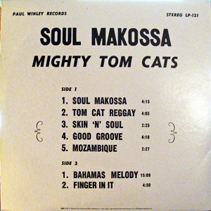 Mighty Tom Cats - Soul Makossa | P-Vine Records (PLP-6801) - 2