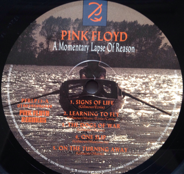 Pink Floyd - A Momentary Lapse Of Reason | Pink Floyd Records (PFRLP13) - 3 Pink Floyd - A Momentary Lapse Of Reason | Pink Floyd Records (PFRLP13) - 3