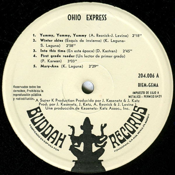 Ohio Express - The Ohio Express | Buddah Records (MONO 204006) - 3