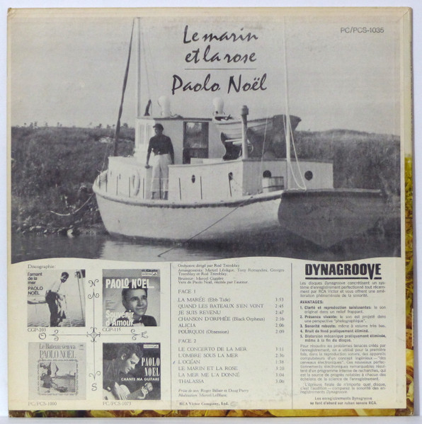 Paolo Noël - Le Marin Et La Rose | RCA Victor (PC-1035) - 2 Paolo Noël - Le Marin Et La Rose | RCA Victor (PC-1035) - 2