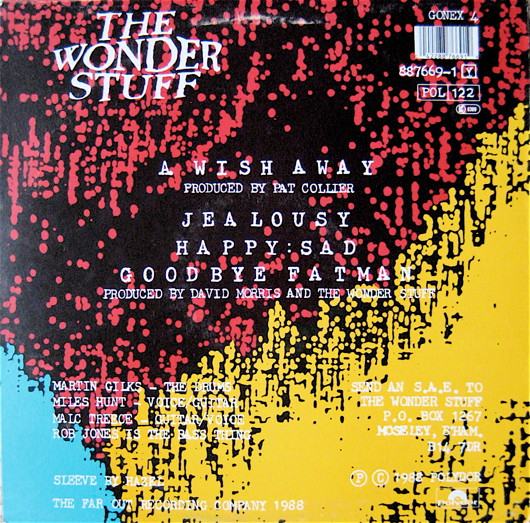 The Wonder Stuff - A Wish Away | Polydor (GONEX 4) - 2 The Wonder Stuff - A Wish Away | Polydor (GONEX 4) - 2