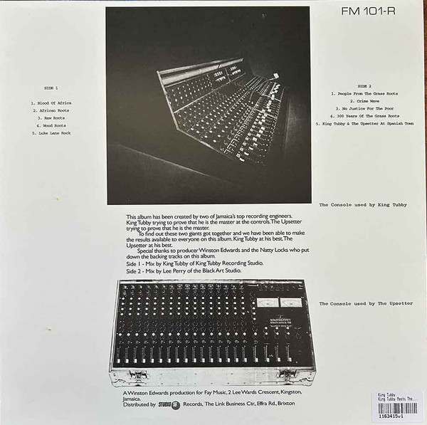 King Tubby Meets The Upsetter - At The Grass Roots Of Dub | Studio 16 (FM 101-R) - 2