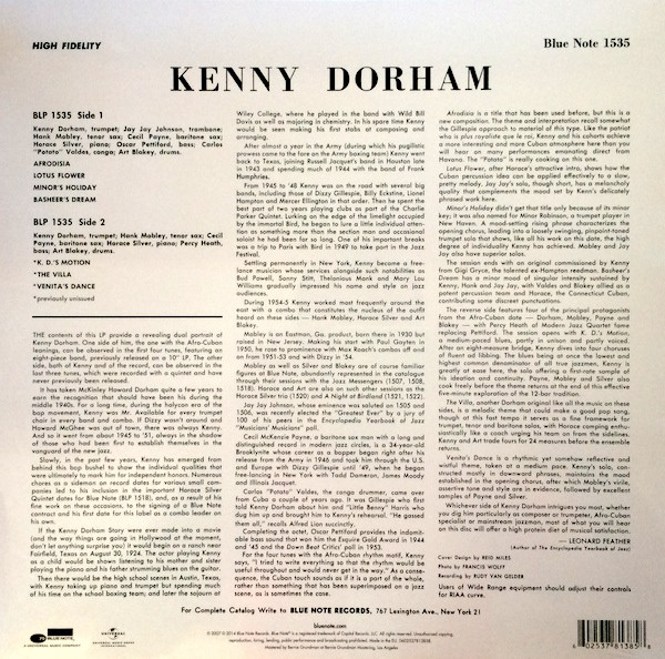 Kenny Dorham - Afro-Cuban | Blue Note (BLP 1535) - 3