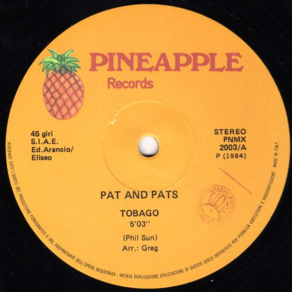 Pat And Pats - Tobago | Pineapple Records (PNMX 2003) - 2 Pat And Pats - Tobago | Pineapple Records (PNMX 2003) - 2
