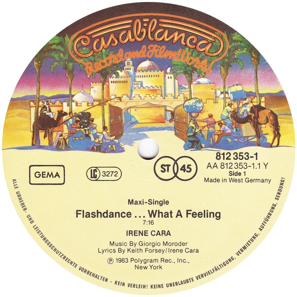 Irene Cara - Flashdance ... What A Feeling (Long Version) | Casablanca (812 353-1) - 3 Irene Cara - Flashdance ... What A Feeling (Long Version) | Casablanca (812 353-1) - 3