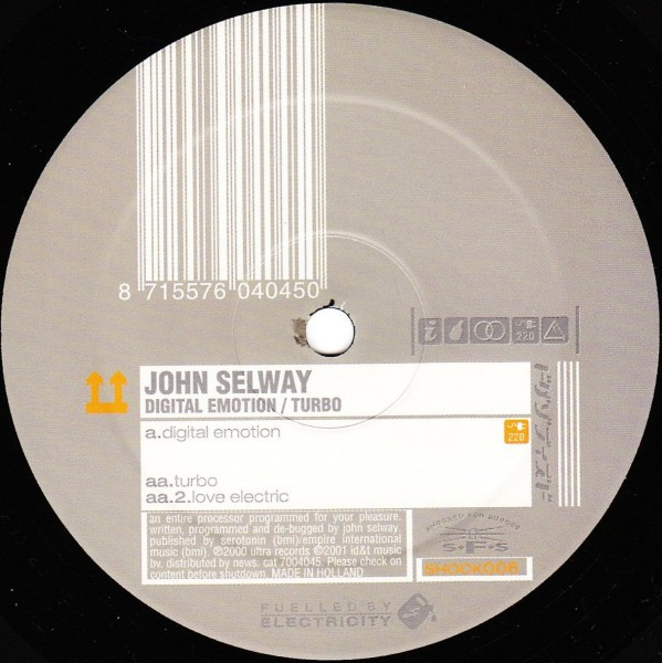 John Selway - Digital Emotion / Turbo | Shockers (SHOCK 006)