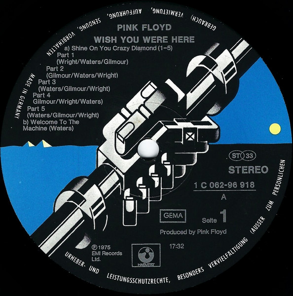 Pink Floyd - Wish You Were Here | Harvest (1 C 062-96 918) - 4
