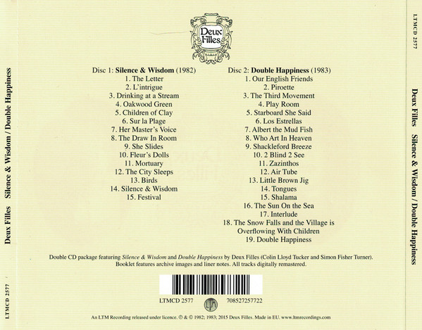 Deux Filles - Silence & Wisdom / Double Happiness | LTM (LTMCD 2577) - 3 Deux Filles - Silence & Wisdom / Double Happiness | LTM (LTMCD 2577) - 3