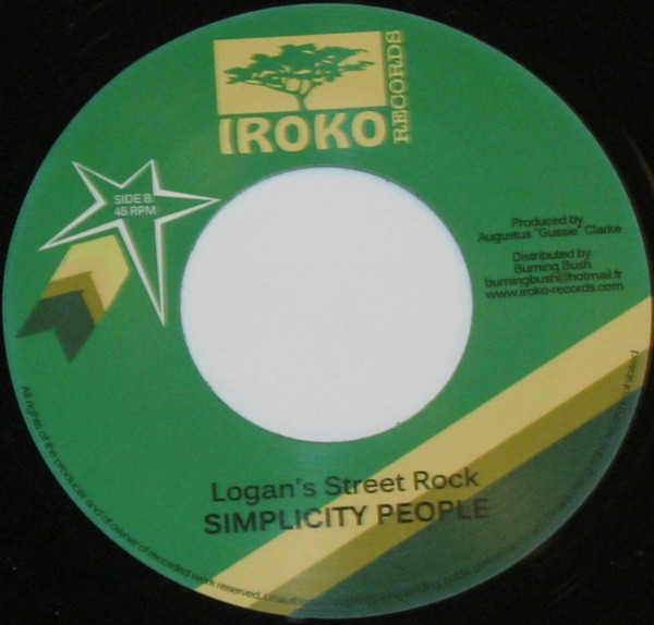 Dennis Peart / Simplicity People - Mouth Of The Wicked / Logan's Street Rock | Iroko Records (BB24)