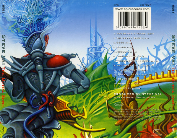 Steve Vai - The Ultra Zone | Epic (EPC 494745 2) - 2