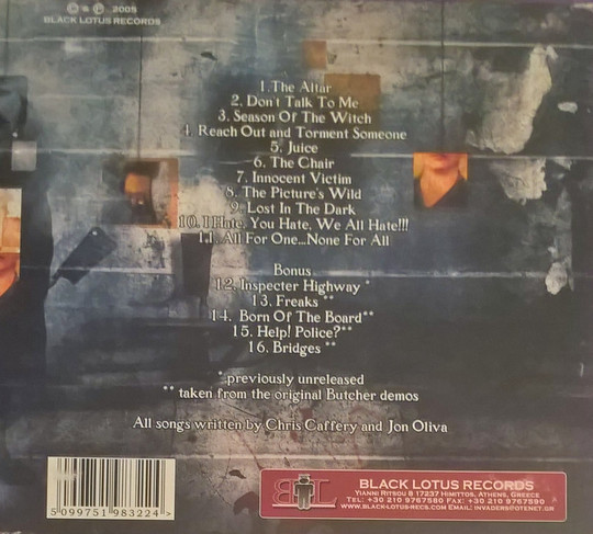 Doctor Butcher - Doctor Butcher | Black Lotus Records (BLRCD088) - 2
