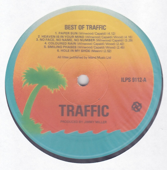 Traffic - Best Of Traffic | Island Records (ILPS 9112) - 3