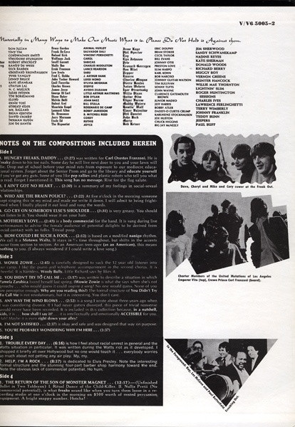 The Mothers - Freak Out! | Verve Records (V6-5005-2) - 2 The Mothers - Freak Out! | Verve Records (V6-5005-2) - 2
