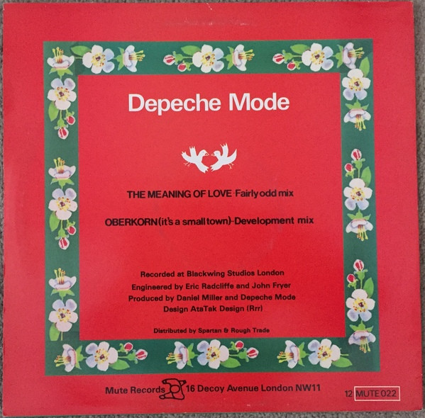 Depeche Mode - The Meaning Of Love | Mute (12 MUTE 022) - 2 Depeche Mode - The Meaning Of Love | Mute (12 MUTE 022) - 2