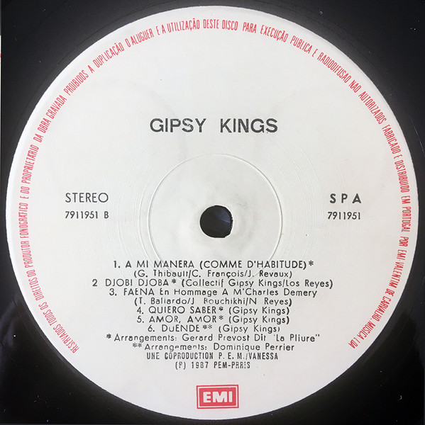 Gipsy Kings - Gipsy Kings | EMI (7911951) - 3