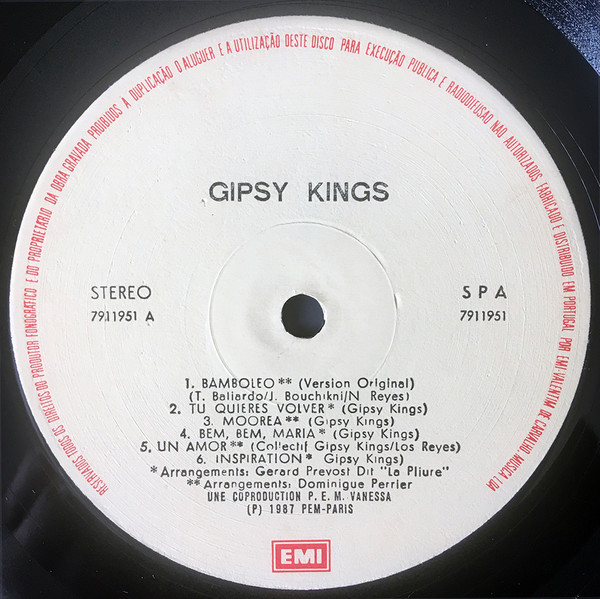 Gipsy Kings - Gipsy Kings | EMI (7911951) - 2