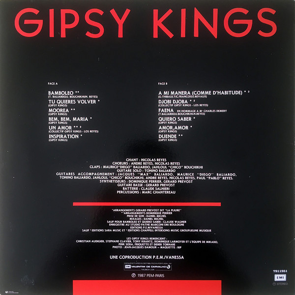 Gipsy Kings - Gipsy Kings | EMI (7911951) - main