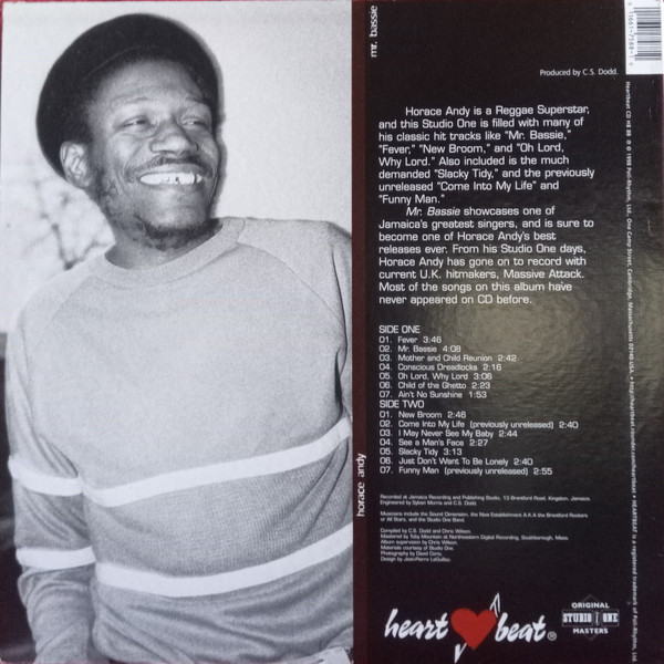 Horace Andy - Mr. Bassie | Heartbeat Records (HB 88)