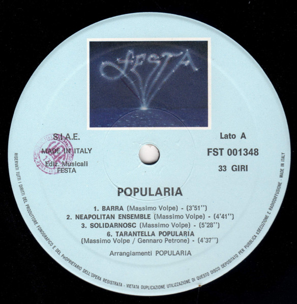 Popularia - Popularia | Edizioni Musicali Festa (FST 001348) - 3