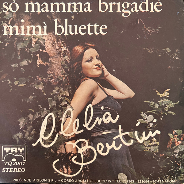 Clelia Bertini - So Mamma Brigadiè / Mimì Bluette | TRY Records (TQ 3007) - 4