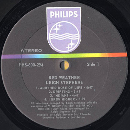 Leigh Stephens - Red Weather | Philips (PHS 600-294) - 4