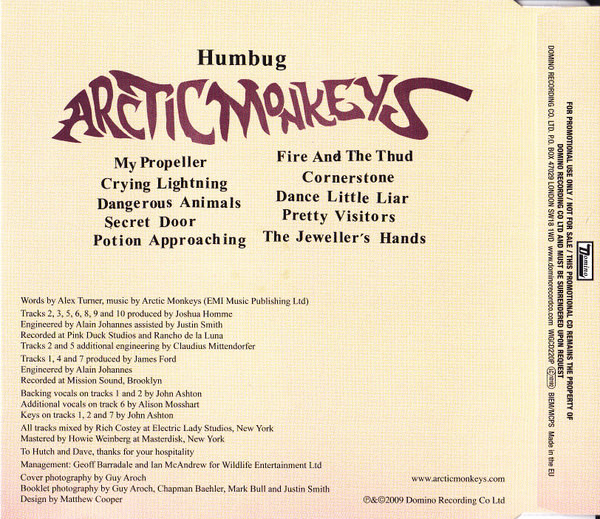 Arctic Monkeys - Humbug | Domino (WIGCD220P) - 2 Arctic Monkeys - Humbug | Domino (WIGCD220P) - 2