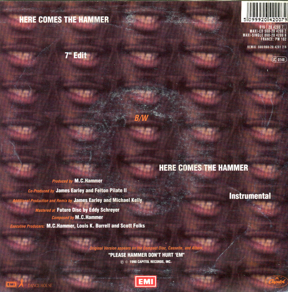 MC Hammer - Here Comes The Hammer | Capitol Records (016-20 4200 7) - 2 MC Hammer - Here Comes The Hammer | Capitol Records (016-20 4200 7) - 2