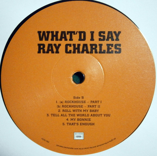 Ray Charles - What'd I Say | Ermitage (VNL18701) - 3 Ray Charles - What'd I Say | Ermitage (VNL18701) - 3