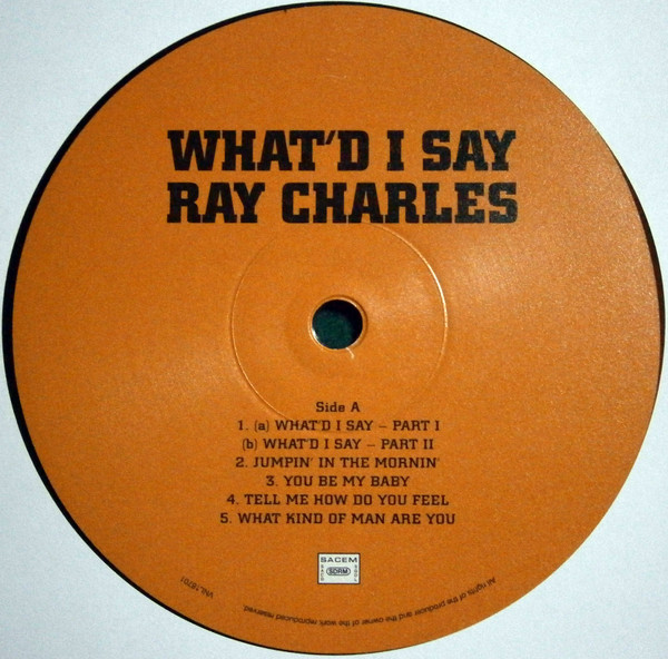 Ray Charles - What'd I Say | Ermitage (VNL18701) - 2 Ray Charles - What'd I Say | Ermitage (VNL18701) - 2