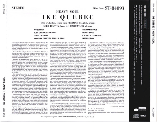 Ike Quebec - Heavy Soul | Blue Note (UCCQ-9654) - 4