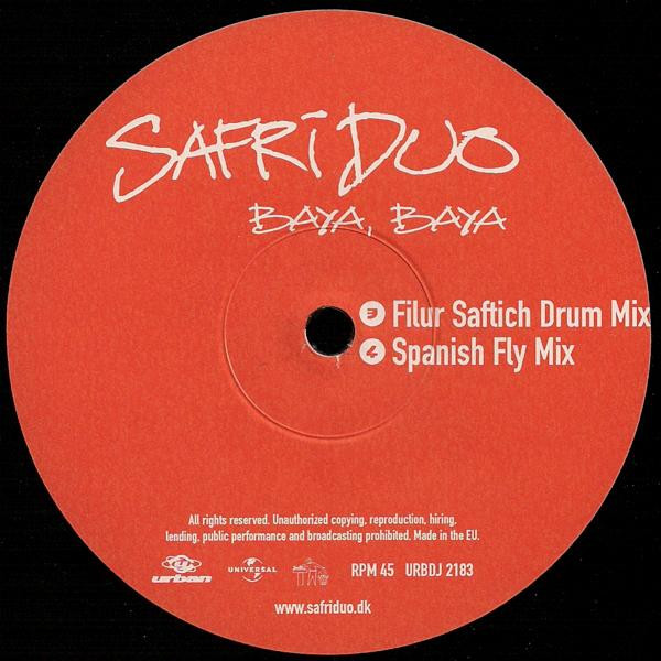 Safri Duo - Baya, Baya | Urban (URBDJ 2183) - 2