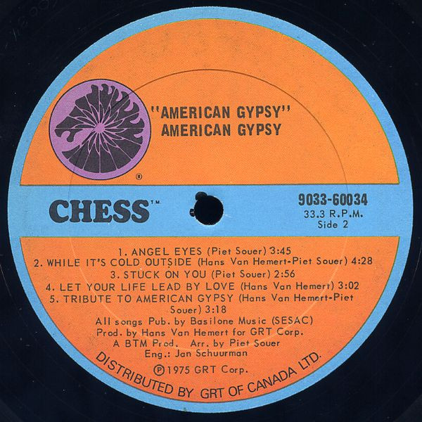 American Gypsy - American Gypsy | Chess (9033-60034) - 4 American Gypsy - American Gypsy | Chess (9033-60034) - 4