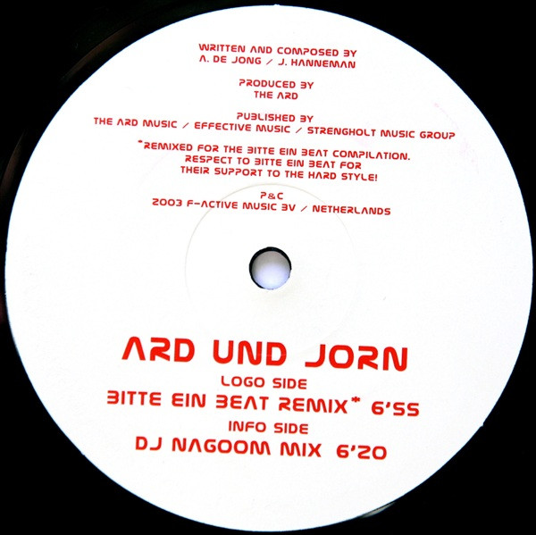 Ard Und Jorn - 16 (Bitte Ein Beat Remix !) | Hardball Records (HB112) - 3