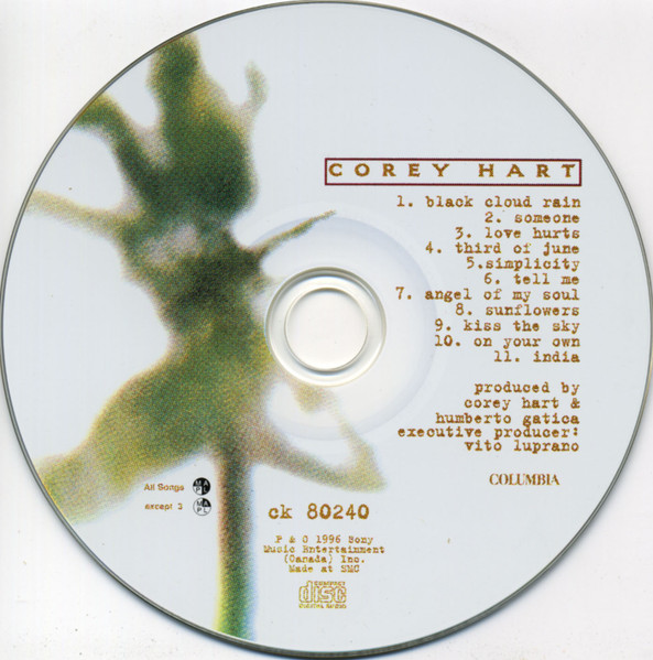Corey Hart - Corey Hart [CD] | Columbia (ck 80240) - 3