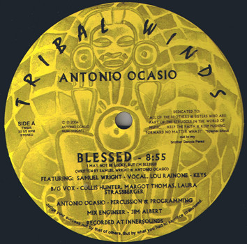 Antonio Ocasio - Blessed | Tribal Winds (TW025)