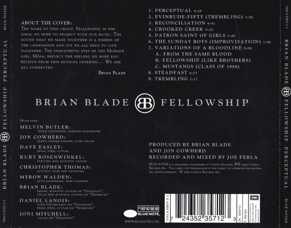 Brian Blade Fellowship - Perceptual | Blue Note (7243 5 23571 2 3) - 2