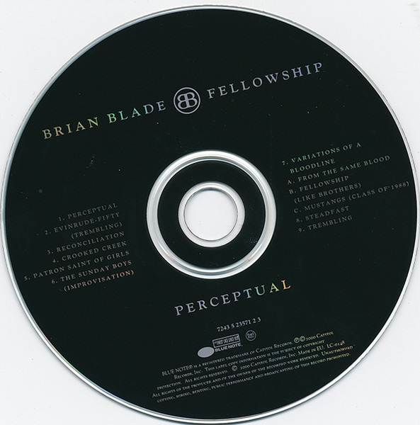 Brian Blade Fellowship - Perceptual | Blue Note (7243 5 23571 2 3) - 3