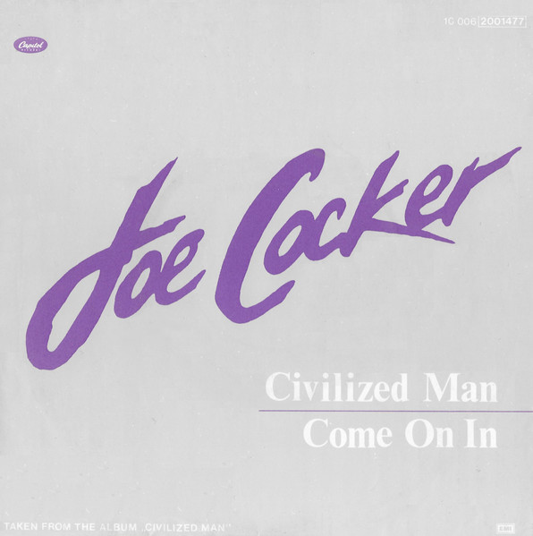 Joe Cocker - Civilized Man / Come On In | Capitol Records (1C 006-2001477)