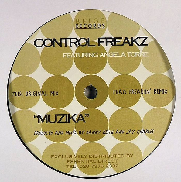 Control Freakz Featuring Angela Torre - Muzika | Beige Records (CONTROLFREAKZ 1)